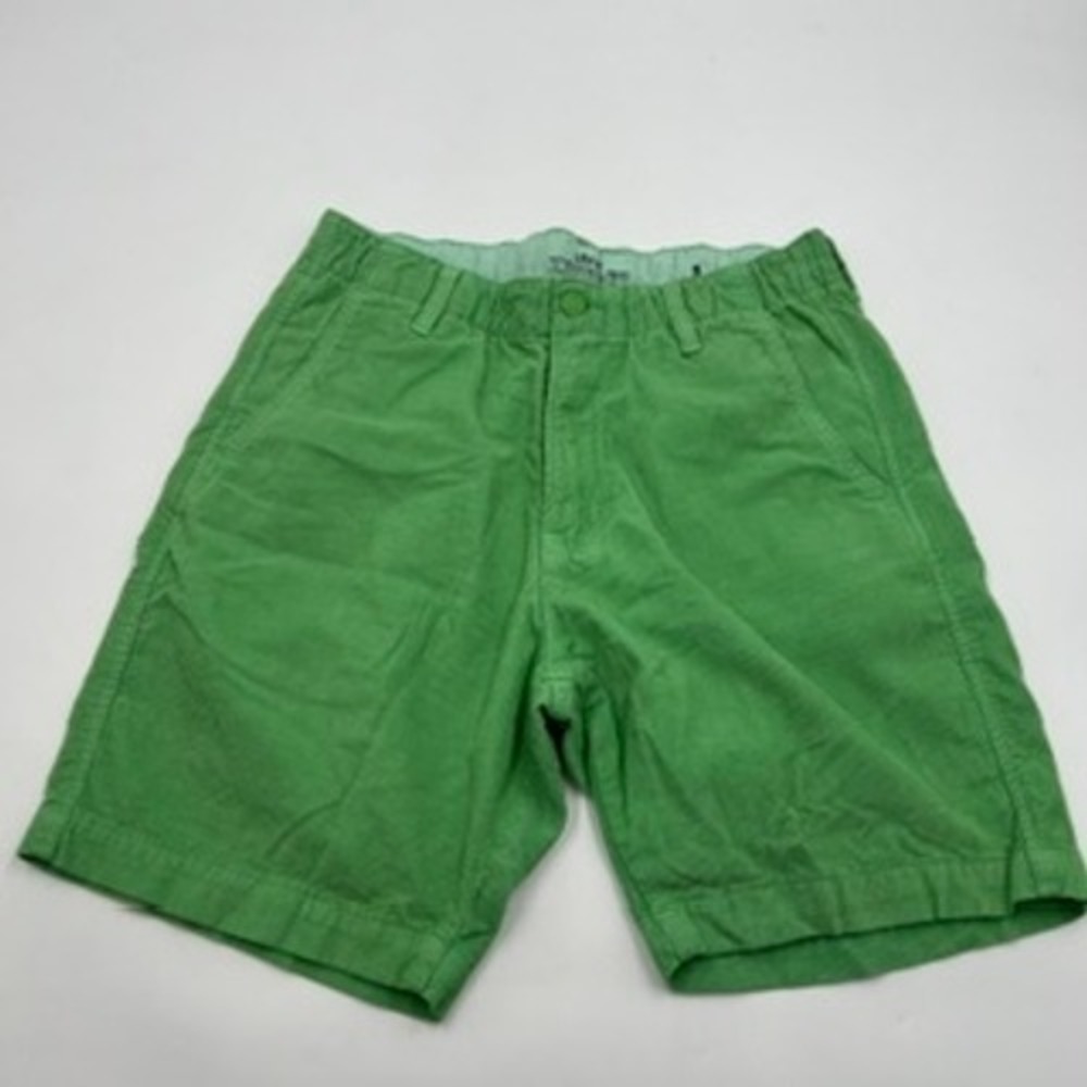 Levi's XX Chino Corduroy Shorts Mens Small Green‎ Elastic Waist